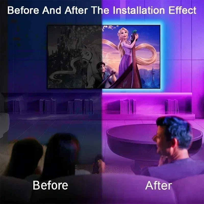 RGB 5050 LED Strip Light Remote App Control TV Led Backlight Flexible