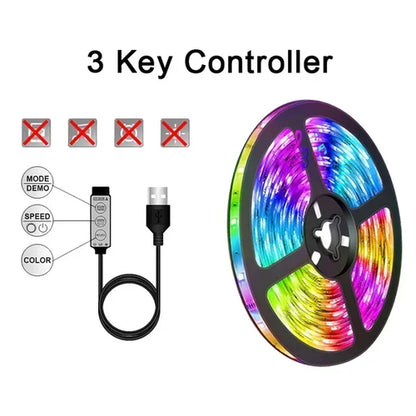 RGB 5050 LED Strip Light Remote App Control TV Led Backlight Flexible