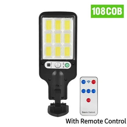 Powerful LED Solar Outdoor Led Courtyard Wall Lamp 3 Modes Human Body