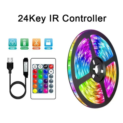 RGB 5050 LED Strip Light Remote App Control TV Led Backlight Flexible